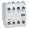 Auxiliary contact 1NO3NC for CTX3 3P 9A to 150A and 4P 40A to 135A - front mounting