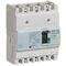 DPX³160 thermal magnetic release circuit breaker, 4 poles, with rated current of 125A and breaking capacity 16kA