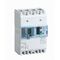 DPX³160 thermal magnetic release circuit breaker with earth leakage module, 4 poles 125A and breaking capacity 36kA