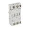 Flat rear terminal mounting base - for DPX³ only - 3P