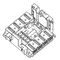 Front terminals DPX³ 1600 - draw-out version - 3P