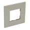 Arteor™ - British standard plate square version 2 modules - Champagne