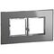Arteor™ - British standard plate square version 4 modules - Reflective Metal - Stainless Steel