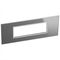 Arteor™ - British standard plate square version 6 modules - Reflective Metal - Stainless Steel