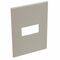 Arteor™ - American and South African standard plate square version 1 horizontal modules for 2'' x 4'' box - Champagne