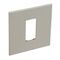 French and German standard plate square version 1 module - champagne