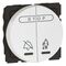 Arteor™ - Hotel bedroom call indicator - internal control unit - 2 round modules - White