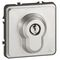 Soliroc - Key switch mechanism double pole IP54 IK10 6A 230V a.c. removable ON/OFF magnesium