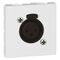 Arteor™ - 3-pole XLR socket - female - 2 modules - White