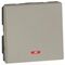 Arteor™ - 2-way switch - with indicator 20 AX 250 V~ - 2 modules - Champagne