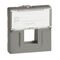 Arteor™ - Adaptor for data socket - for Keystone single connector - 2 mod - Magnesium