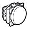 Arteor™ - Intermediate switch - 10 AX 250 V~ - round - 2 modules - Magnesium