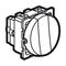 Arteor™ - 2 x 2-way + 1-way switch - 20 AX - 250 V~ - 3-gang - round - 2 mod -magn