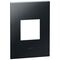Arteor™ - Plate - American standard - square - 2 modules - 2'' x 4'' - Graphite
