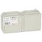 Plastic flush-mounting box for installation in concrete floor - 6 modules