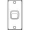 HPM Standard 10A 1 Gang 2 Way Architrave Switch White