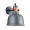 ALTA: Interior Adjustable Bell With Copper Highlight Wall Lights
