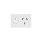 Legrand Arteor Modular 10A 1 Gang 3 Module Single Power Point Mechanism White