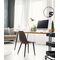 COLLO:  Cone Shade with Antique Brass Highlight Table Lamps