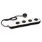 Powerboard - Child-safe 10A 2400W 4 outlets white overload protection 0.9m lead 900J surge