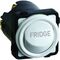 Excel Life - Engraved rocker switch mechanism 2 way 16AX 240V a.c. FRIDGE engraved Matt White