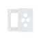 Excel Life Smart Grid & Plate for 2  Smart Switches / Dimmers and 1 Wireless Master Switch / Blind Switch Gloss White