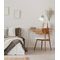FLOTAR: Interior Cylinder Iron Shade with Antique Brass Highlight Table Lamps