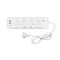 HPM General Purpose 4 Outlet USB Switched Powerboard White