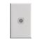HPM Excel 1 Gang Coaxial 75 Ohm TV Outlet White