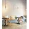 MIKRO: Modern Karaoke Mic Shape Interior Cylinder & Mesh Pendant Lights