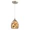 ORDITO: Abstract Chrome With Glass Ellipse Pendant Lights