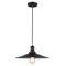 PIATTO: Industrial Black Coolie Pendant Lights