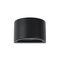 STE: Exterior 12V Matte Black Curved Surface Mounted Step / Wall Lights IP65