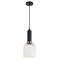VINTAJ: Retro Interior Ellipse Shape Ribbed Glass Pendant Lights