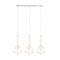 BLACKBAND & WHITEBAND Pendant Light 3x Bird Cage With Bar Base