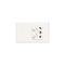 HPM Excel Shaver Outlet White