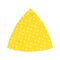 Sandpaper Triangle Dry | 120 Grit | Hook and Loop Adhesive | Dust Extraction | by Wurth