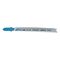 Metal Jigsaw Blade Set | T Shank Connection | Progressive Tooth Pitch | 75mm Length | @Pack of 5 | by Wurth