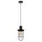 BLACKBAND Industrial Black Curved Bird Cage Pendant Light