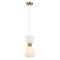 CLESSIDRA: Interior Mirror Finish Smokey Black / Opal Glass Ellipse Pendant Lights