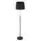 CRECER: Interior Slanted Pleated Shade Height Adjustable Floor Lamps