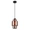 LAMINA: Retro Copper Coloured Glass Double Cylinder Pendant Light