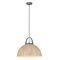 LEGNA: Retro Replica Wood Dome Shape Pendant Lights