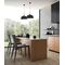 NORDIC: Modern Scandinavian Medium Dome Shape Steel & Wood Pendant Lights