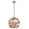 ORIGAMI: Interior Large Dome Carved Iron Origami Style Pendant Lights