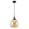 PESINI: Interior Wine Glass with Antique Brass/ Chrome Highlight Pendant Lights