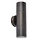 GU10 Exterior Wall Pillar Spot Lights (Rustic Brass) IP65
