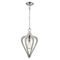 SENORITA: Rustic Small Tuscan Coffee Cherry / Winter Moss Wood Pendant Light