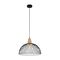 STRAND: Iron and Wood Dome Cage Pendant Lights