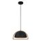 SWING: Dome With Wood Frame Pendant Lights